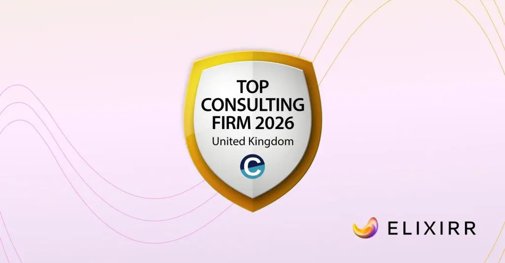 Consultancy.uk Top Consulting Firm 2026 award badge
