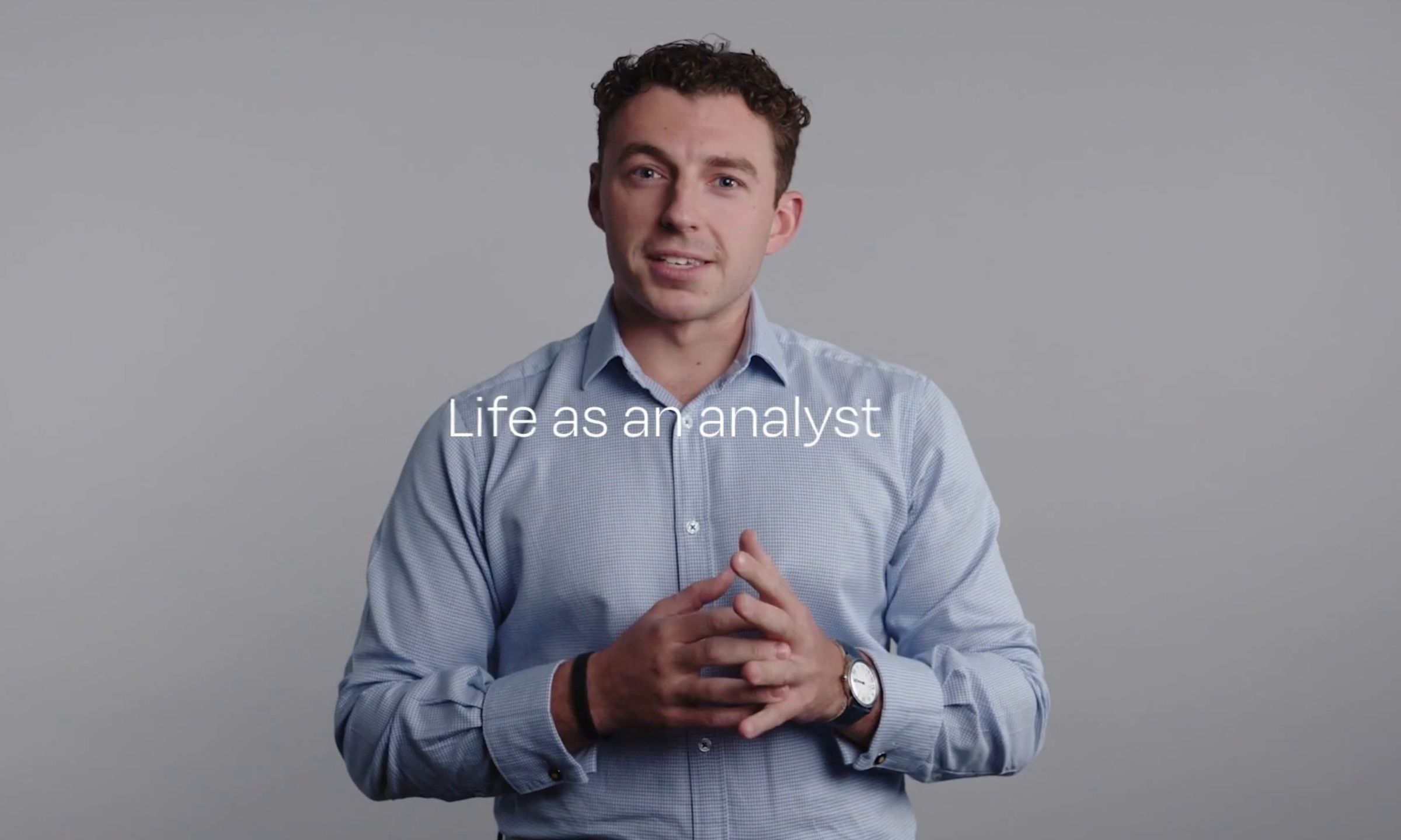 Life as an analyst