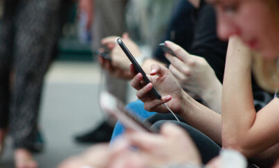 Woman on phone